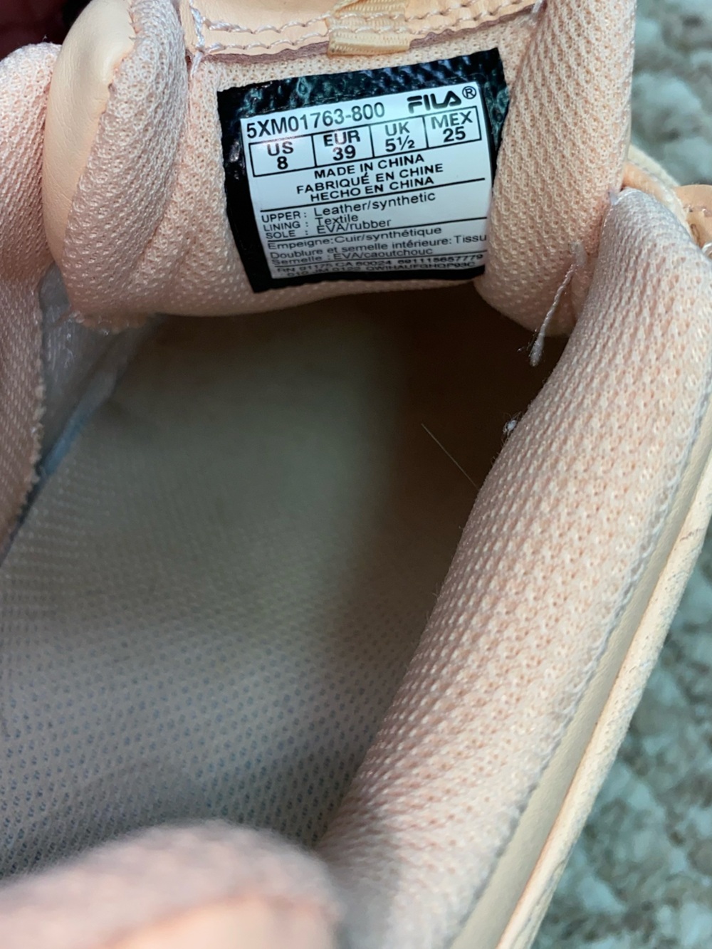 FILA SNEAKERS - WOMEN'S SIZE 8 - Picture 7 of 7
